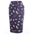 Grace Karin Occident Sexy Women Hips Wrapped Short Vintage Retro 50s Cotton Bird Printed Skirt CL008928-11